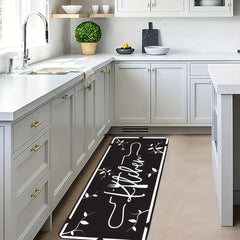 1pc Kitchen Mat Water absorbing Floor Carpet Home Room Decorative Carpet