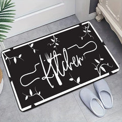1pc Kitchen Mat Water absorbing Floor Carpet Home Room Decorative Carpet