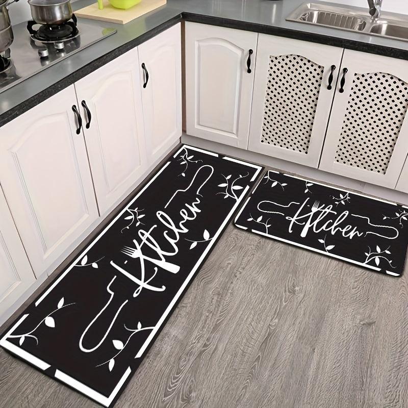 1pc Kitchen Mat Water absorbing Floor Carpet Home Room Decorative Carpet