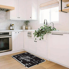 1pc Kitchen Mat Water absorbing Floor Carpet Home Room Decorative Carpet