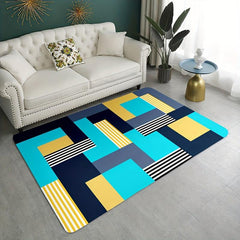 Soft Fluffy Shaggy Area Rug Non-slip Waterproof Kitchen Living Room Carpet