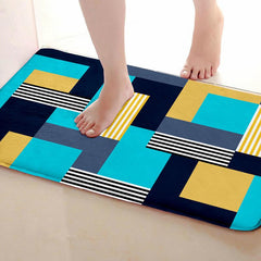 Soft Fluffy Shaggy Area Rug Non-slip Waterproof Kitchen Living Room Carpet