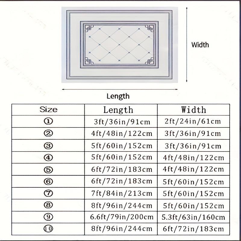 Chenille Entrance Floor Mat Soft Area Rugs Toilet Absorbent Foot Mat
