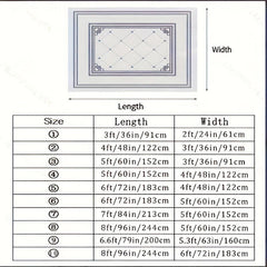 Chenille Entrance Floor Mat Soft Area Rugs Toilet Absorbent Foot Mat