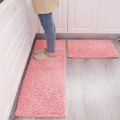 Chenille Entrance Floor Mat Soft Area Rugs Toilet Absorbent Foot Mat