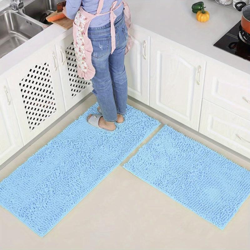 Chenille Entrance Floor Mat Soft Area Rugs Toilet Absorbent Foot Mat