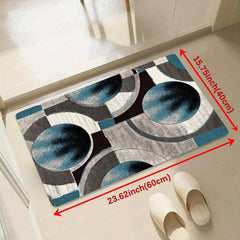 Geometric Pattern Floor Carpet Durable Non Slip Washable for Living Room Bedroom