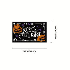 1pc Funny Halloween Rug Non-slip Soft Balcony Rug for Living Room Bedroom