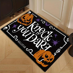 1pc Funny Halloween Rug Non-slip Soft Balcony Rug for Living Room Bedroom
