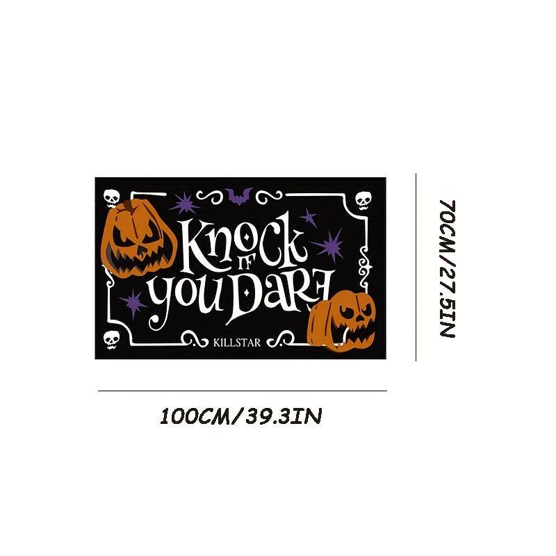 1pc Funny Halloween Rug Non-slip Soft Balcony Rug for Living Room Bedroom