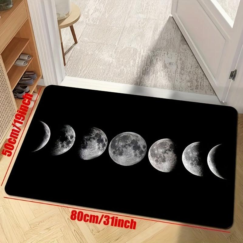Moon Yoga Mat Kitchen Rug Room Carpet Mat Exercise Mat Pilates Mat