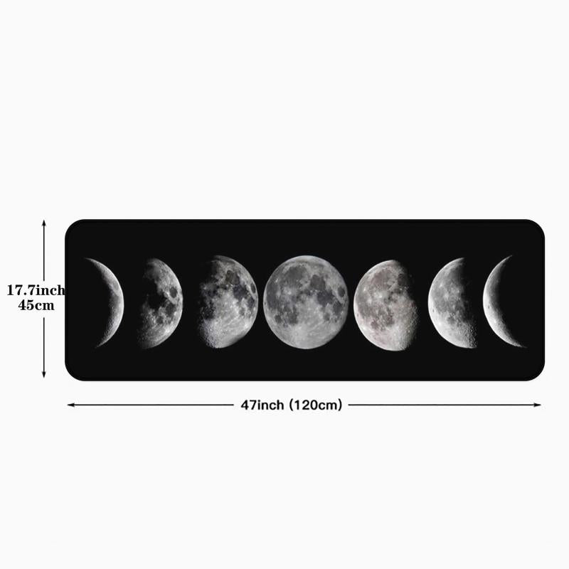 Moon Yoga Mat Kitchen Rug Room Carpet Mat Exercise Mat Pilates Mat