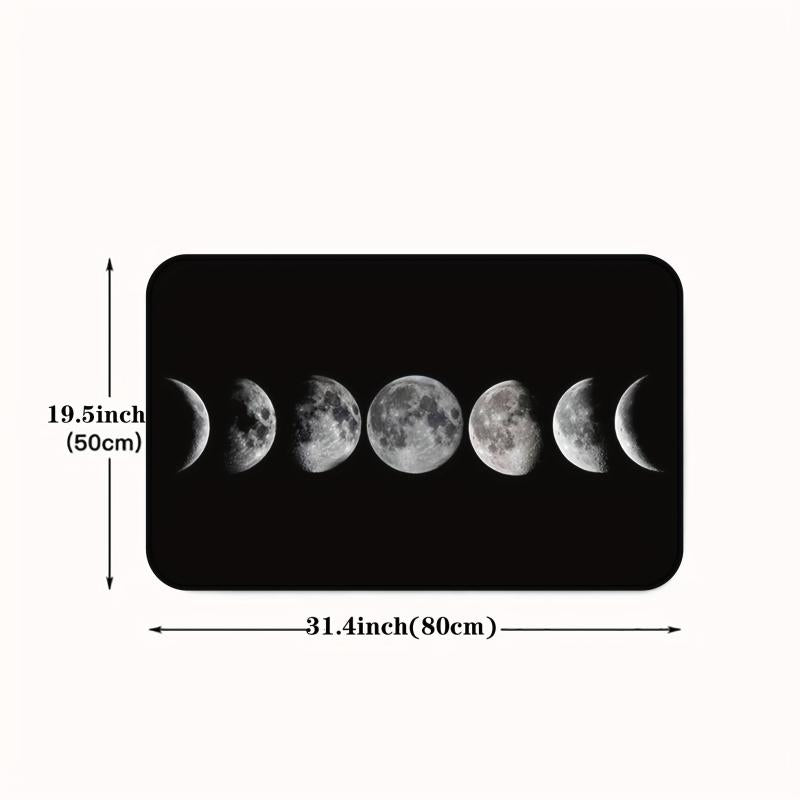 Moon Yoga Mat Kitchen Rug Room Carpet Mat Exercise Mat Pilates Mat