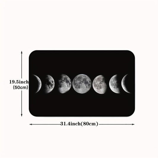 Moon Yoga Mat Kitchen Rug Room Carpet Mat Exercise Mat Pilates Mat