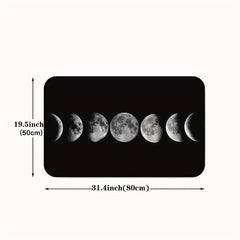 Moon Yoga Mat Kitchen Rug Room Carpet Mat Exercise Mat Pilates Mat