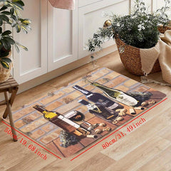 Anti Fatigue Kitchen Mat Absorbent Bath Mat Entrance Doormat Washable Runner Rug