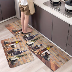 Anti Fatigue Kitchen Mat Absorbent Bath Mat Entrance Doormat Washable Runner Rug