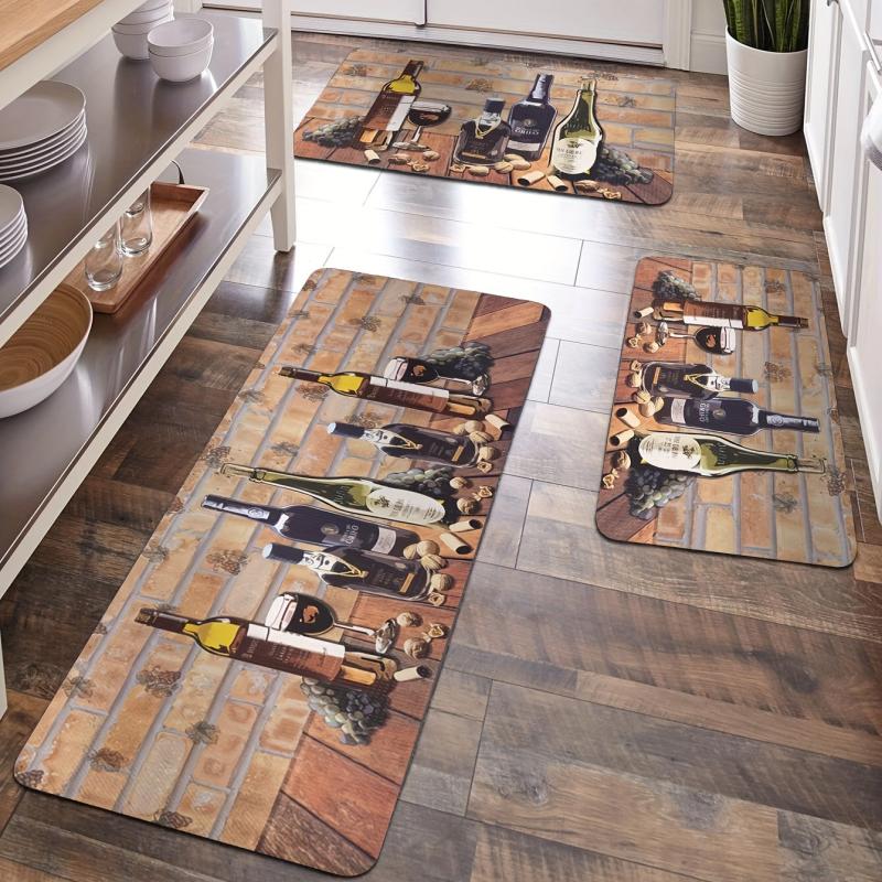 Anti Fatigue Kitchen Mat Absorbent Bath Mat Entrance Doormat Washable Runner Rug
