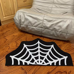 Spider Web Pattern Carpet Halloween Element Door Mat