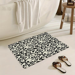 Halloween Skull Printed Floor Mat Non-slip Rug for Living Room Bedroom Entrance
