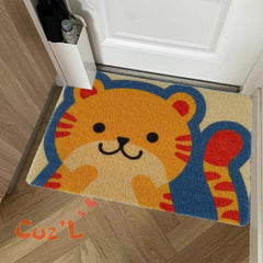 Soft Plush Bath Rug Silk Ring Bath Mat Absorbent Carpet for Home