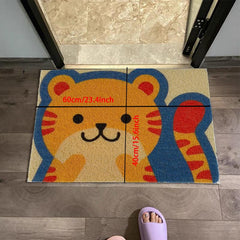 Soft Plush Bath Rug Silk Ring Bath Mat Absorbent Carpet for Home