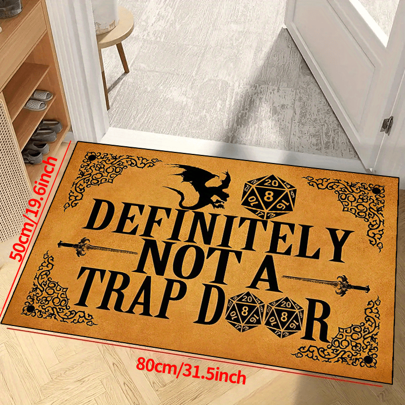 Halloween Door Mat Indoor Mat Non-slip Floor Rug Bedroom Decoration