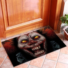 3D Halloween Doormat Low Pile Horror Indoor Outdoor Entrance Mat Non Slip