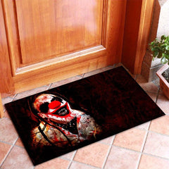 3D Halloween Doormat Low Pile Horror Indoor Outdoor Entrance Mat Non Slip