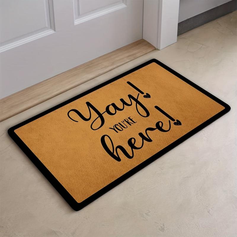 Dirt Resistant Absorbent Doormat Anti-Slip Indoor/Outdoor Entrance Mat