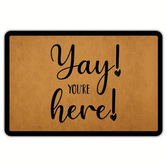 Dirt Resistant Absorbent Doormat Anti-Slip Indoor/Outdoor Entrance Mat