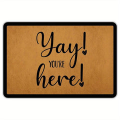 Dirt Resistant Absorbent Doormat Anti-Slip Indoor/Outdoor Entrance Mat