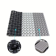 Anti-slip Shower Stall Mat with Suction Cups and Drain Holes - 38 x 68cm