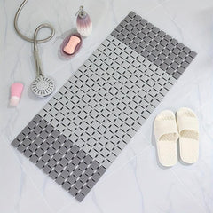 Anti-slip Shower Stall Mat with Suction Cups and Drain Holes - 38 x 68cm