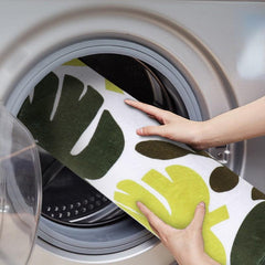 Leaf Pattern Bathroom Floor Mat Soft Memory Foam Bath Rug