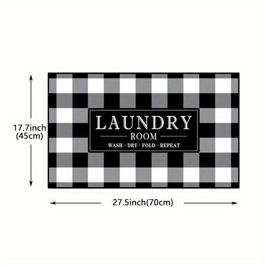 Rustic Rug Runner Non Slip Floor Mat Mudroom Laundromat Kitchen Bathroom