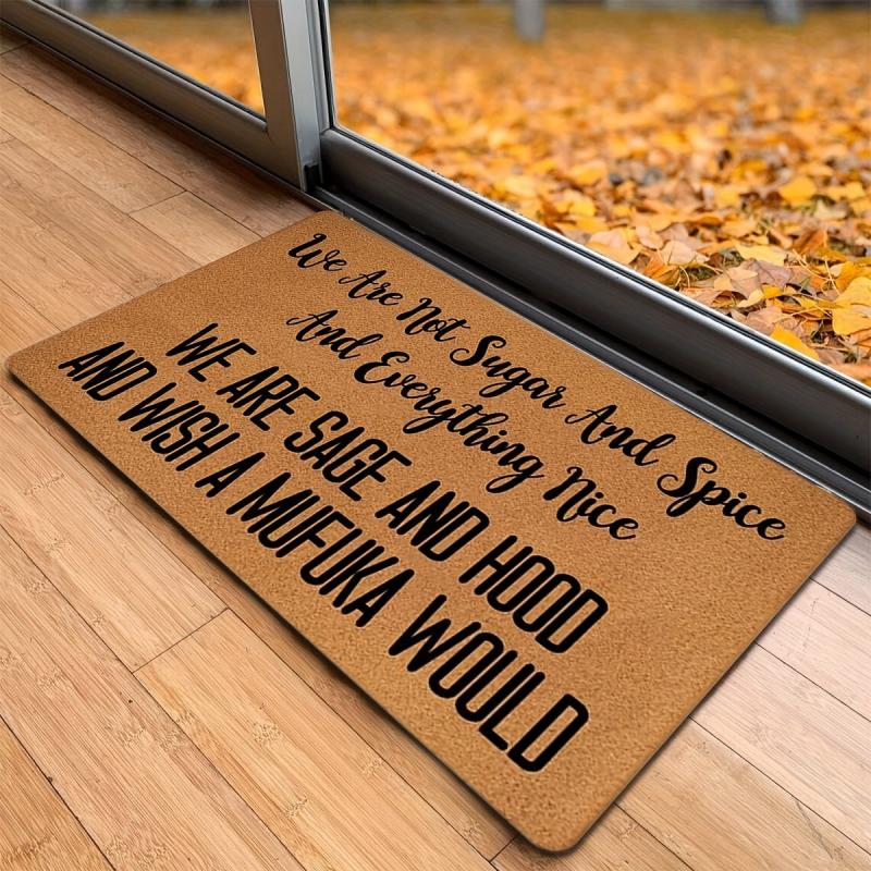 Entrance Doormat Low Pile Indoor Outdoor Mat