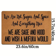 Entrance Doormat Low Pile Indoor Outdoor Mat
