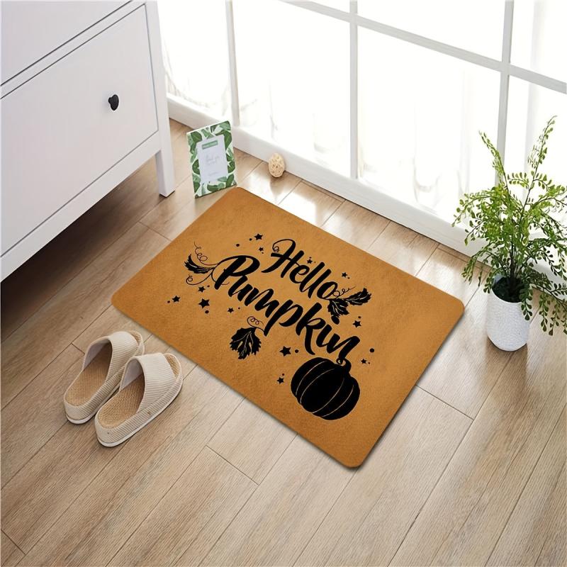 Welcome Home Felt Doormat Geometric Entrance Mat