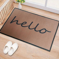 Loop Velvet Doormat Modern Geometric Indoor Outdoor Mat