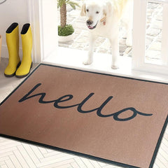 Loop Velvet Doormat Modern Geometric Indoor Outdoor Mat