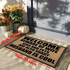 Funny Beware Of Wife Kids Are Shady Husband Is Doormat