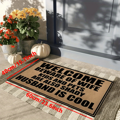 Funny Beware Of Wife Kids Are Shady Husband Is Doormat