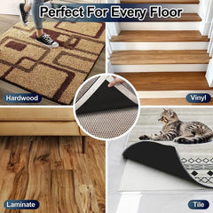 Non-Slip Floor Protector Mat 60x91cm Grid Carpet Holder