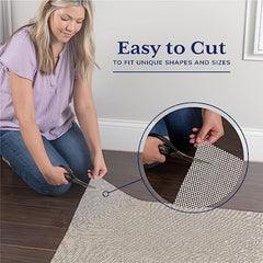Non-Slip Floor Protector Mat 60x91cm Grid Carpet Holder