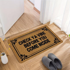 Funny Welcome Door Mat with Anti Slip Rubber Back - Kitchen Rugs Doormat