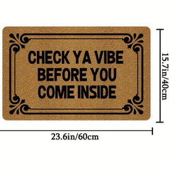 Funny Welcome Door Mat with Anti Slip Rubber Back - Kitchen Rugs Doormat
