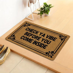 Funny Welcome Door Mat with Anti Slip Rubber Back - Kitchen Rugs Doormat