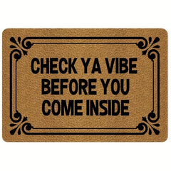 Funny Welcome Door Mat with Anti Slip Rubber Back - Kitchen Rugs Doormat