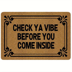 Funny Welcome Door Mat with Anti Slip Rubber Back - Kitchen Rugs Doormat